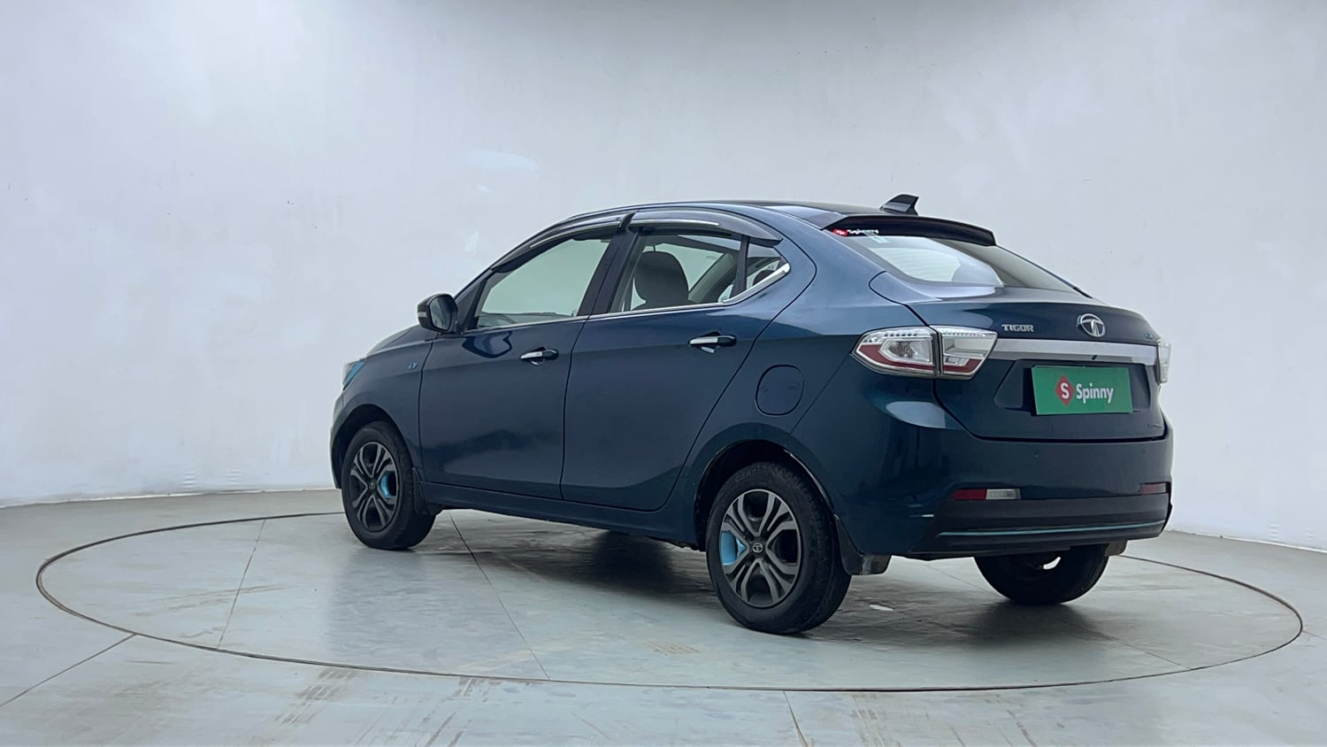 Used 2022 Tata Tigor EV XZ Plus Electric Automatic exterior LEFT REAR CORNER VIEW