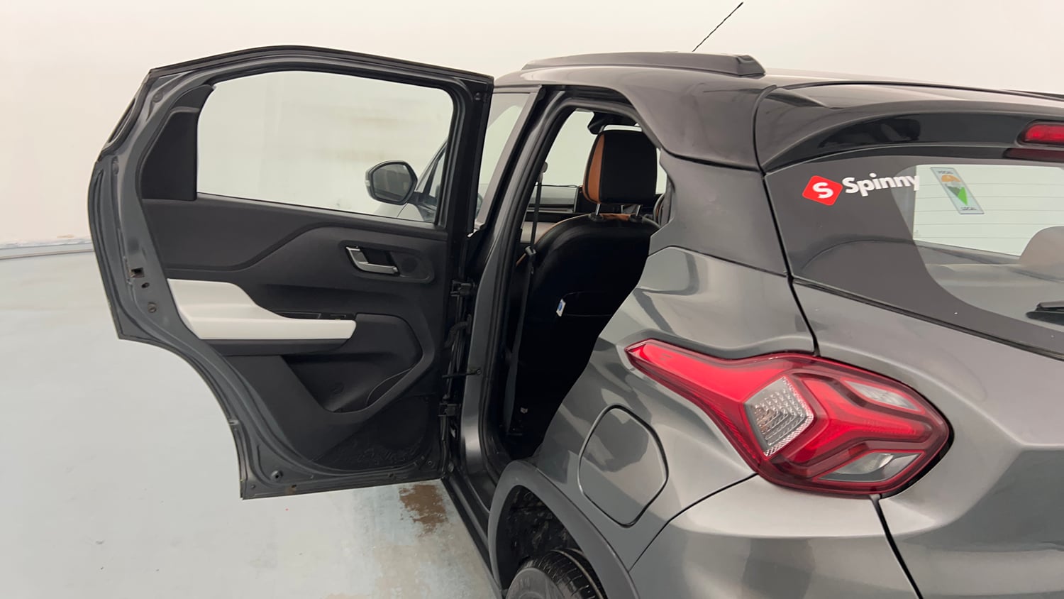 Used 2022 Tata Punch Creative Dual Tone Petrol Manual interior LEFT REAR DOOR OPEN VIEW