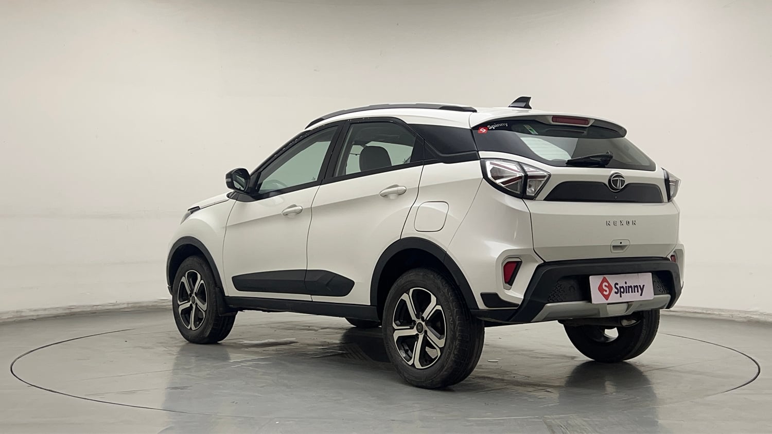 Used 2023 Tata Nexon XZ Plus (S) Petrol Manual exterior LEFT REAR CORNER VIEW