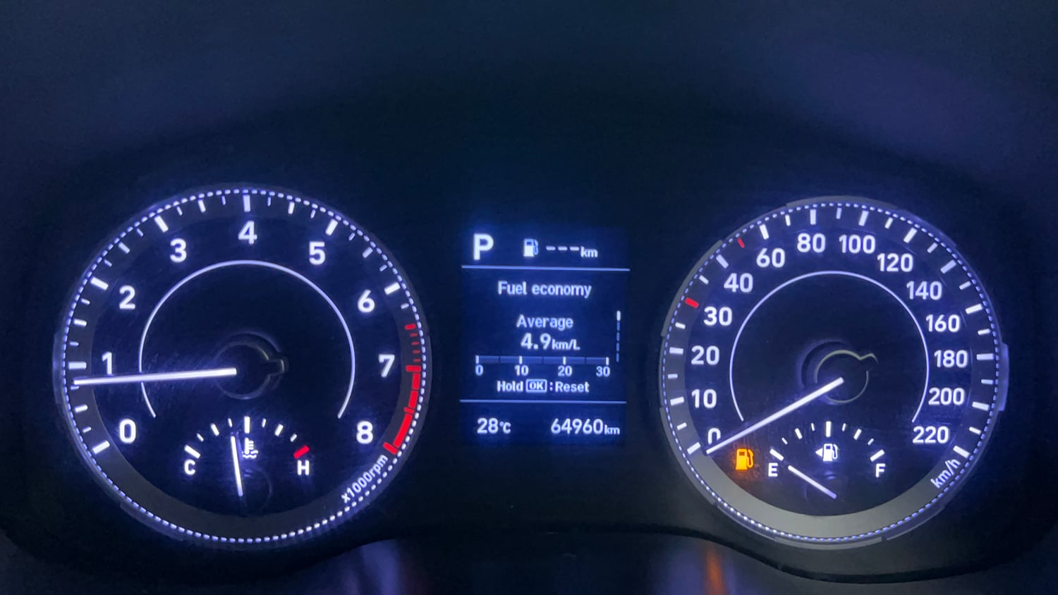 Used 2019 Hyundai Venue SX Plus 1.0 Turbo DCT Petrol Automatic interior CLUSTERMETER VIEW