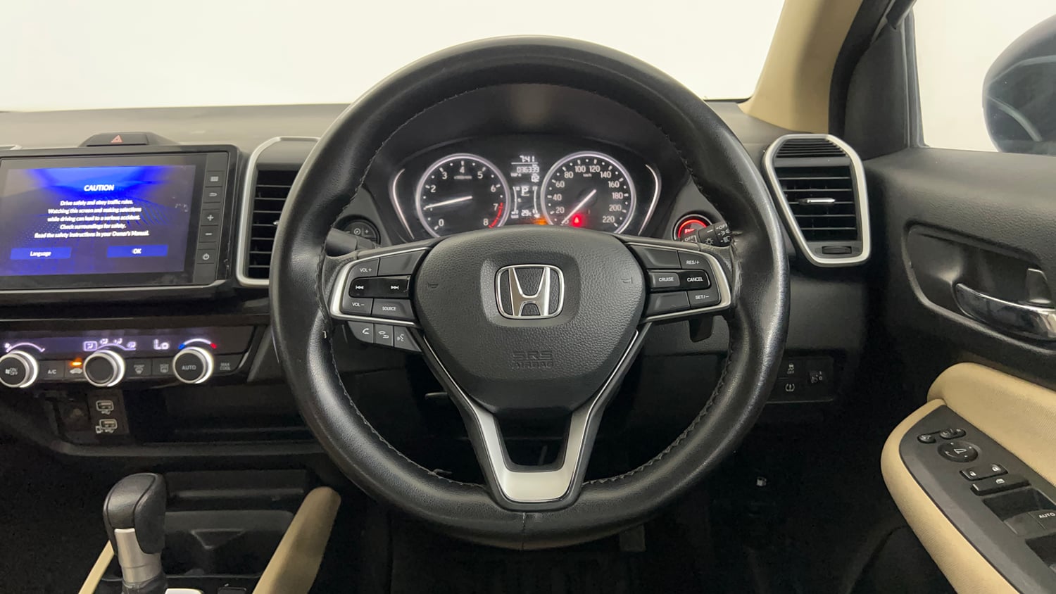 Used 2022 Honda City V CVT Petrol Petrol Automatic interior STEERING VIEW