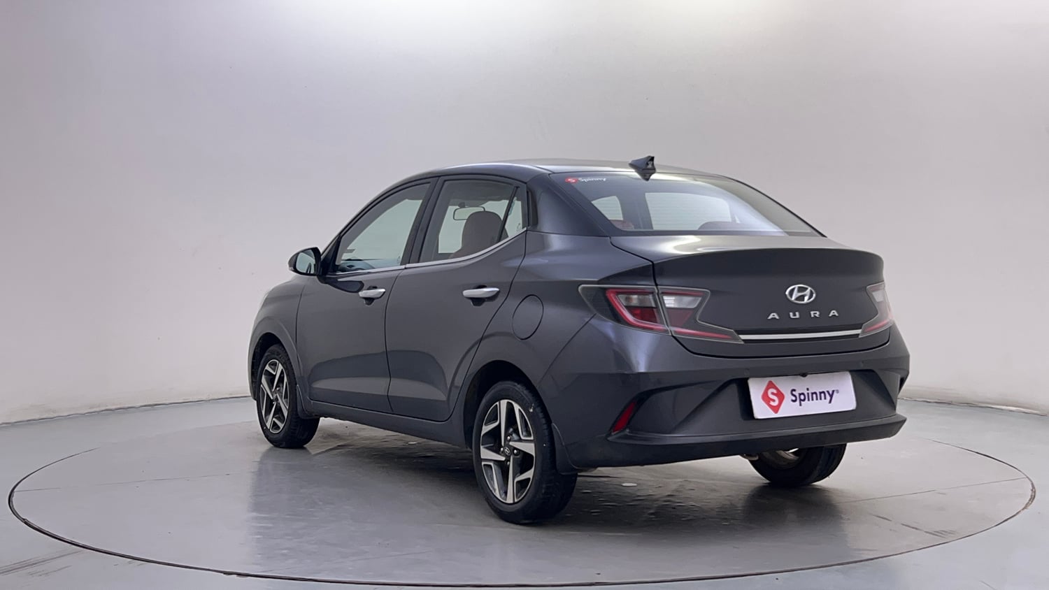 Used 2020 Hyundai Aura SX 1.2 (O) Petrol Petrol Manual exterior LEFT REAR CORNER VIEW