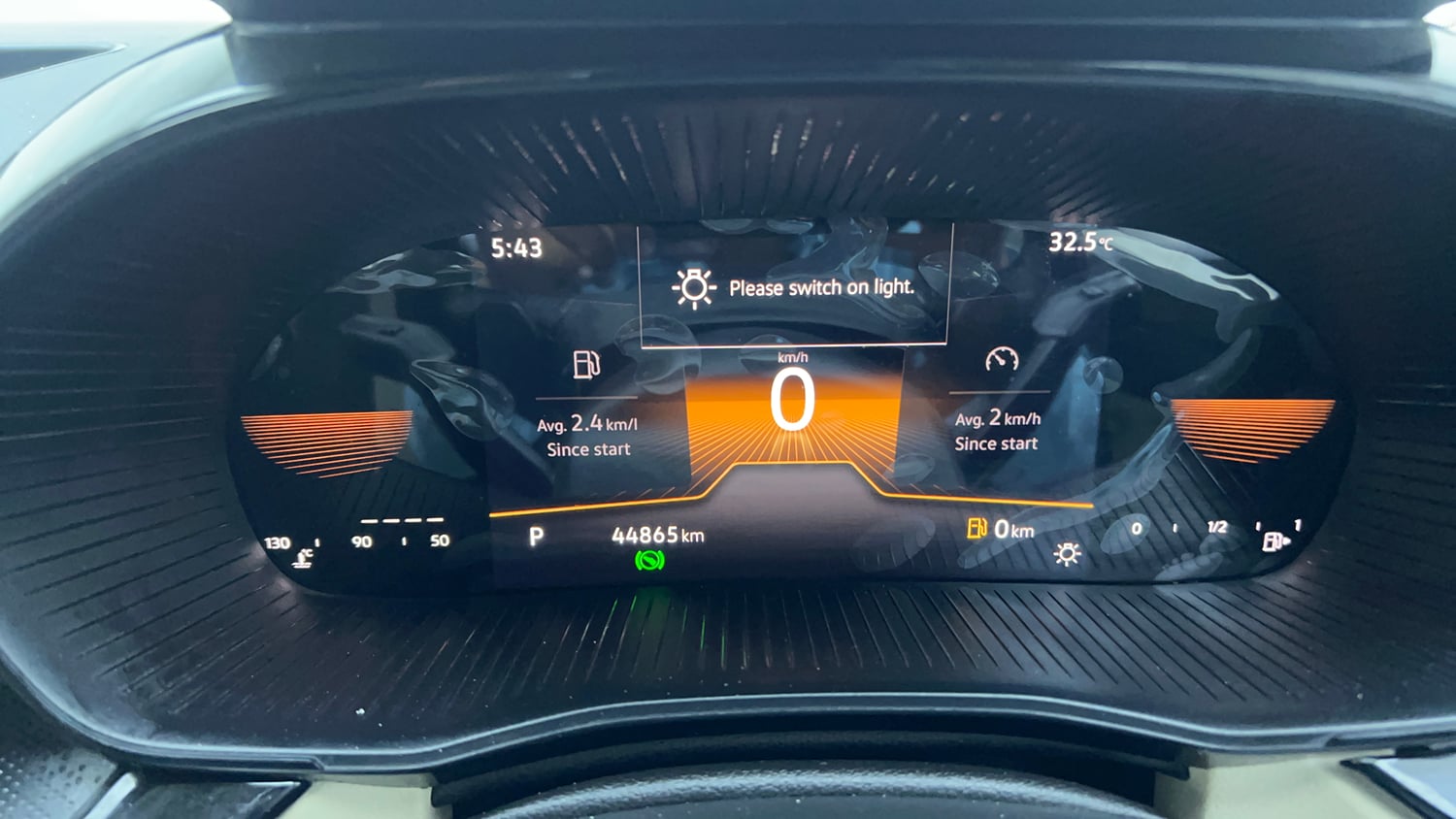Used 2023 Skoda Slavia Style 1.0L TSI AT Petrol Automatic interior CLUSTERMETER VIEW