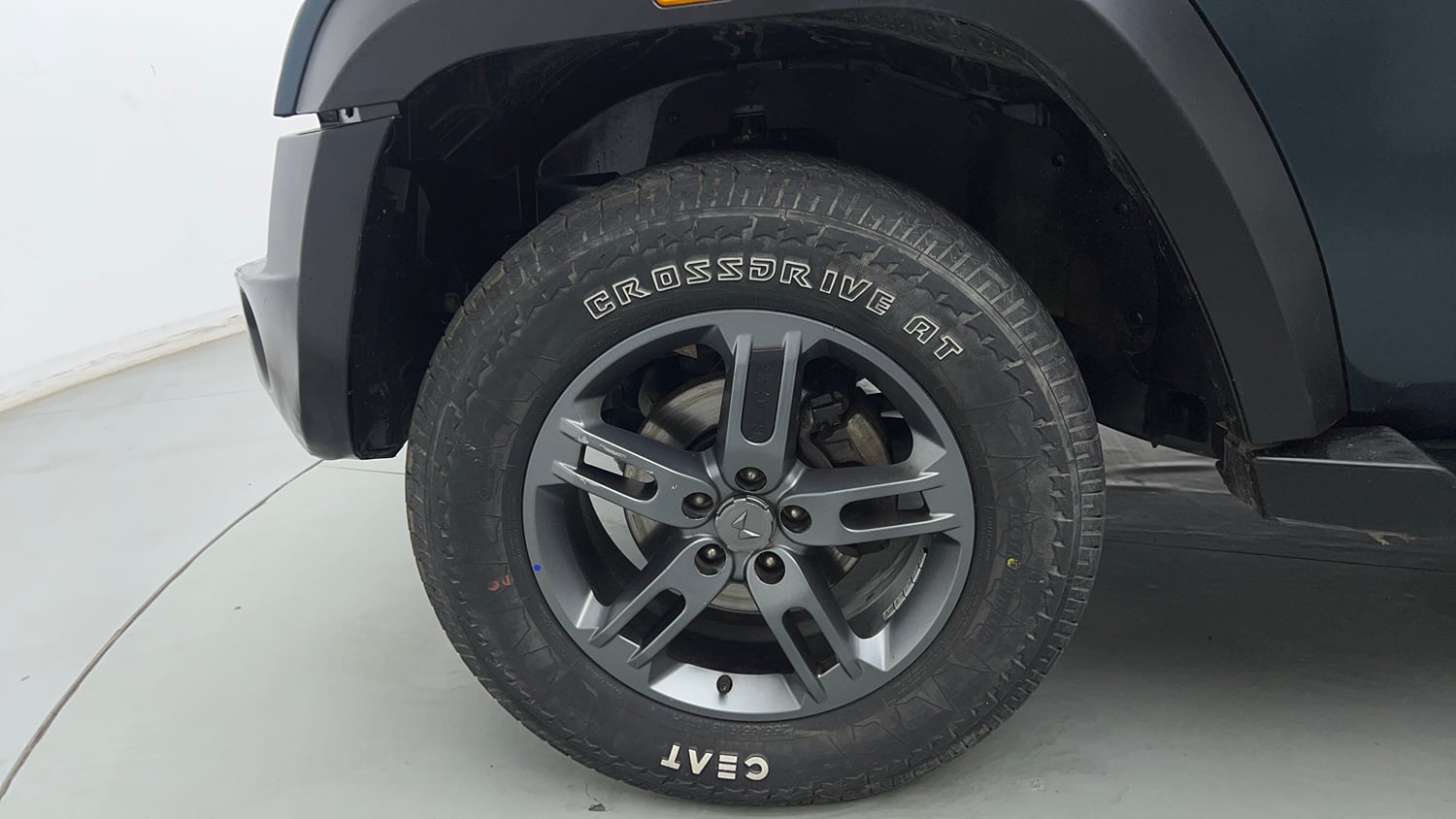 Used 2024 Mahindra Thar LX Hard Top Diesel MT 4WD Diesel Manual tyres LEFT FRONT TYRE RIM VIEW