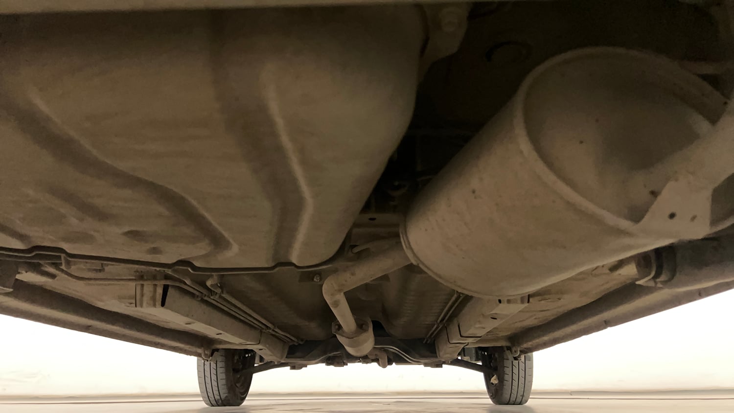 Used 2013 Maruti Suzuki Wagon R LXI CNG Cng Manual extra REAR UNDERBODY VIEW (TAKEN FROM REAR)