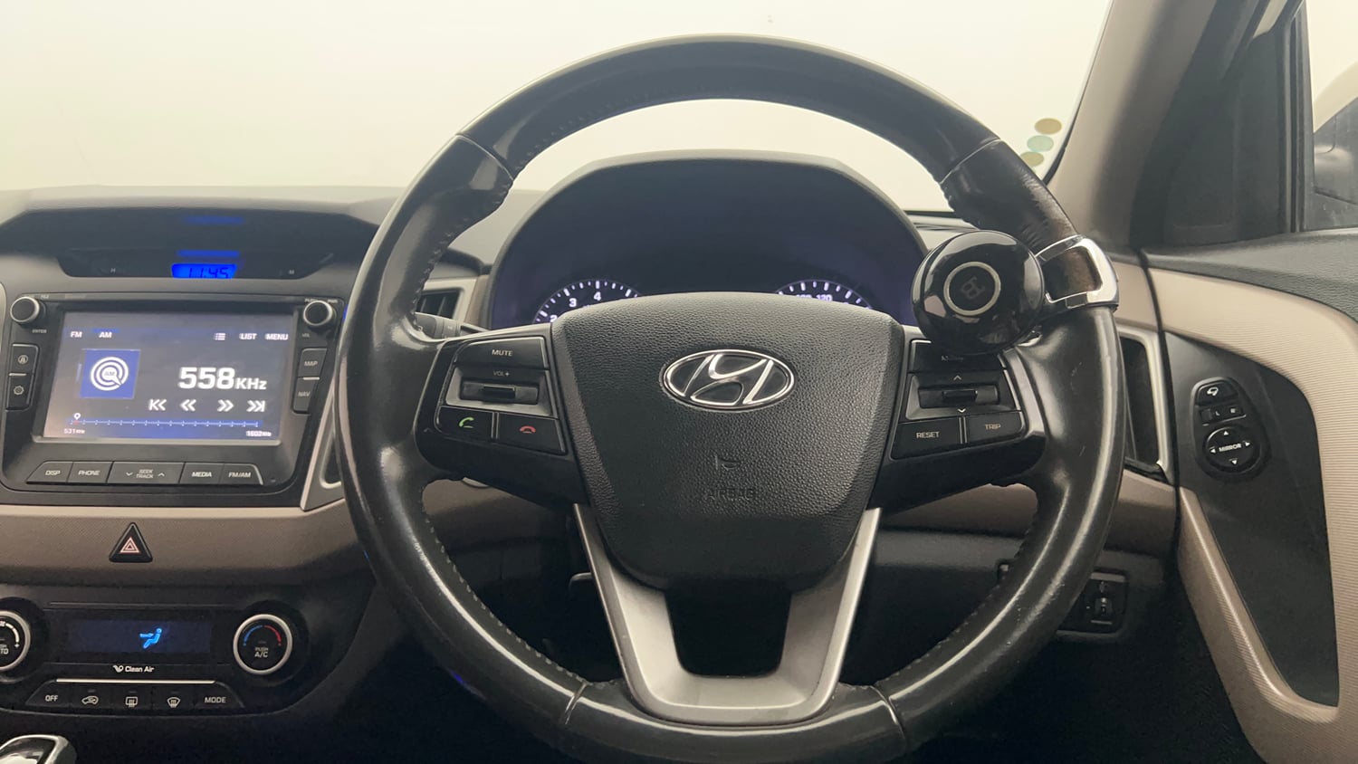 Used 2017 Hyundai Creta SX Plus 1.6 AT Petrol Petrol Automatic interior STEERING VIEW
