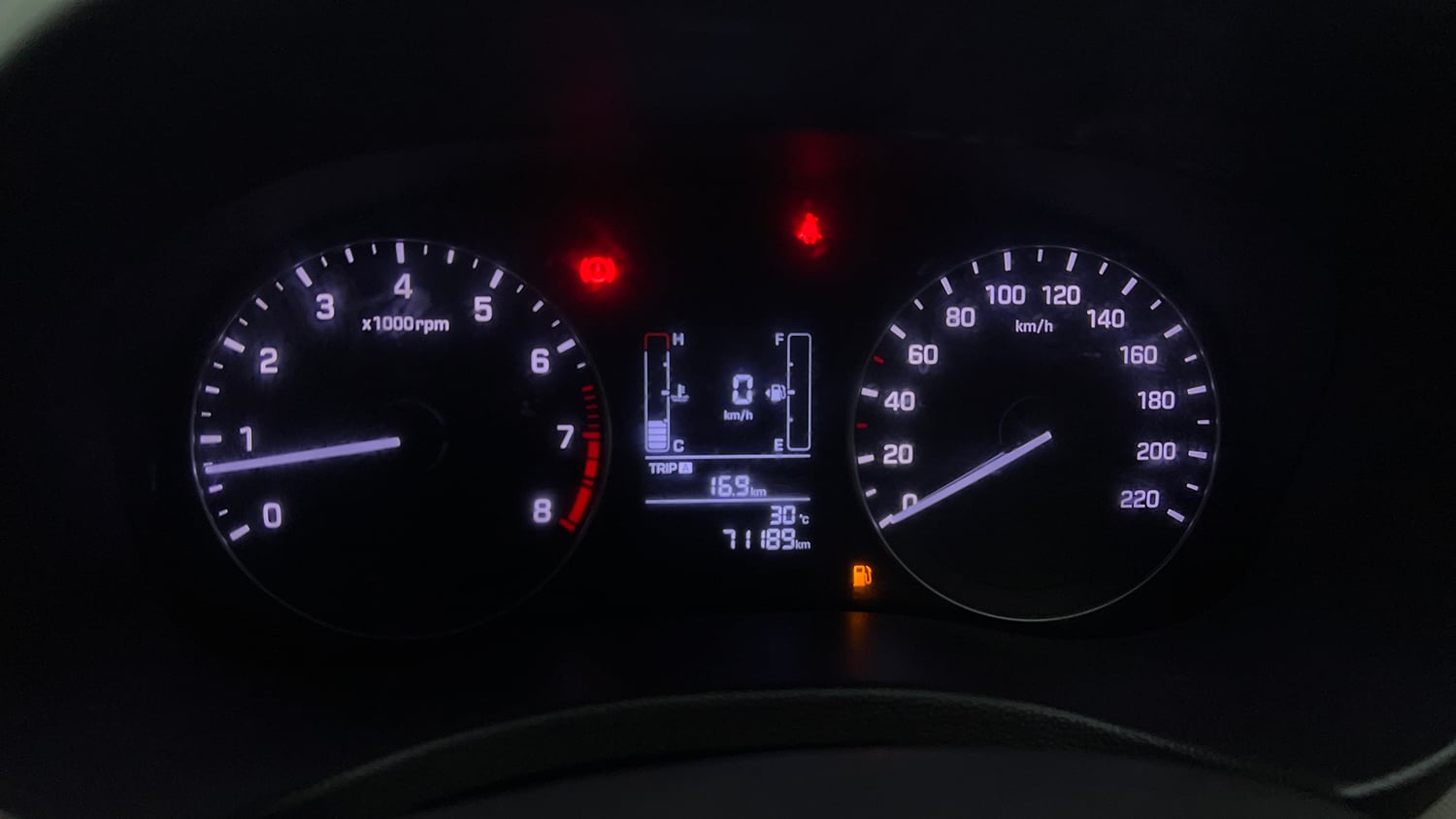 Used 2018 Hyundai Creta E Plus 1.6 Petrol Petrol Manual interior CLUSTERMETER VIEW