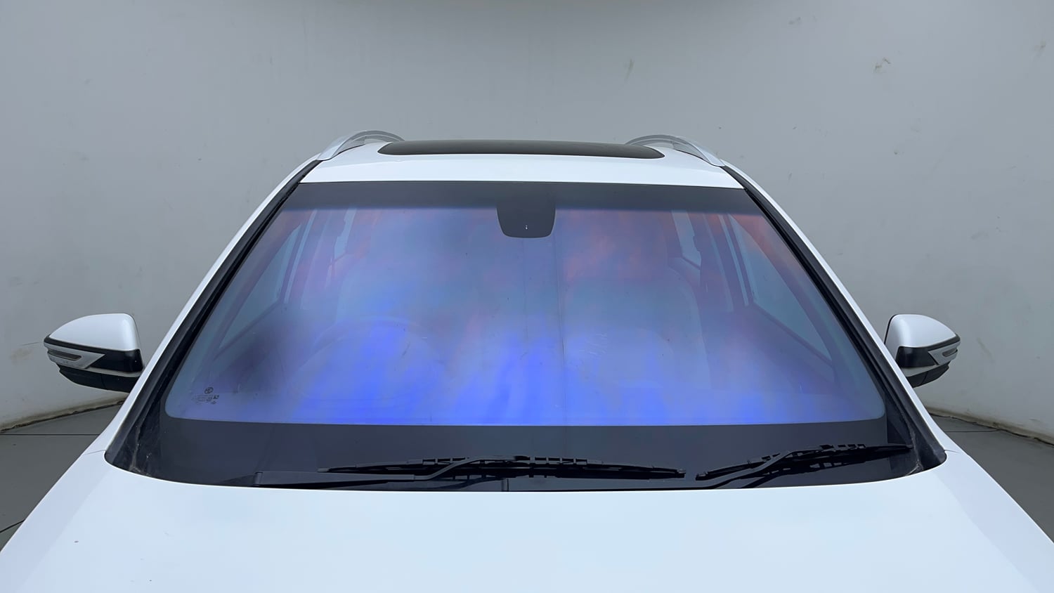 Used 2023 MG Motors Hector Sharp 1.5 Petrol CVT Petrol Automatic exterior FRONT WINDSHIELD VIEW
