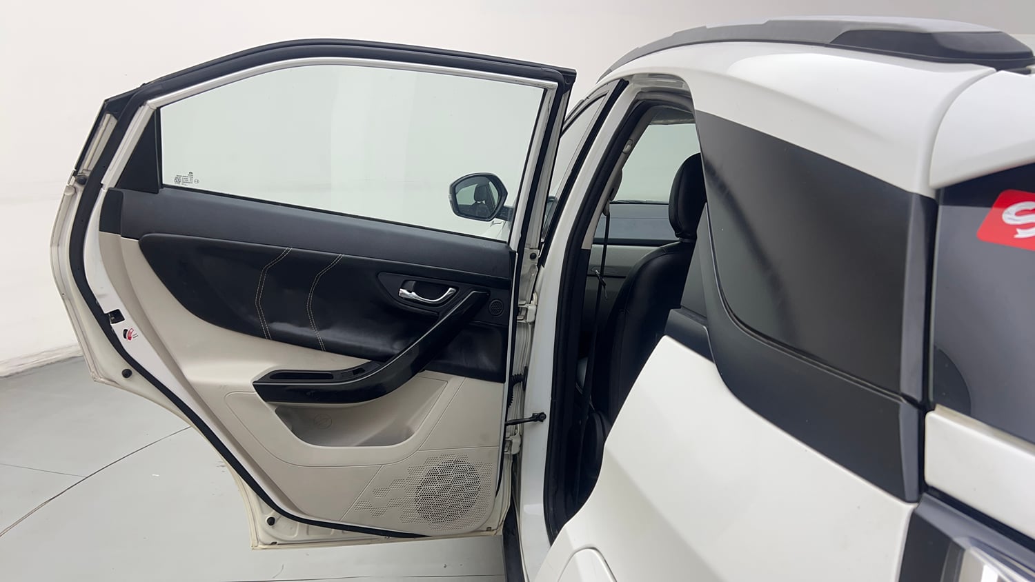 Used 2023 Tata Nexon XZ Plus (S) Petrol Manual interior LEFT REAR DOOR OPEN VIEW