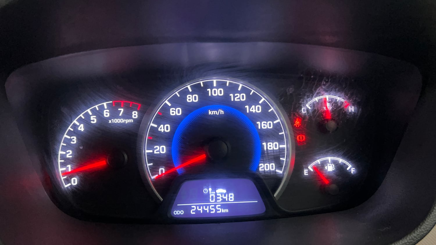 Used 2018 Hyundai Grand i10 Asta 1.2 Kappa VTVT Petrol Manual interior CLUSTERMETER VIEW