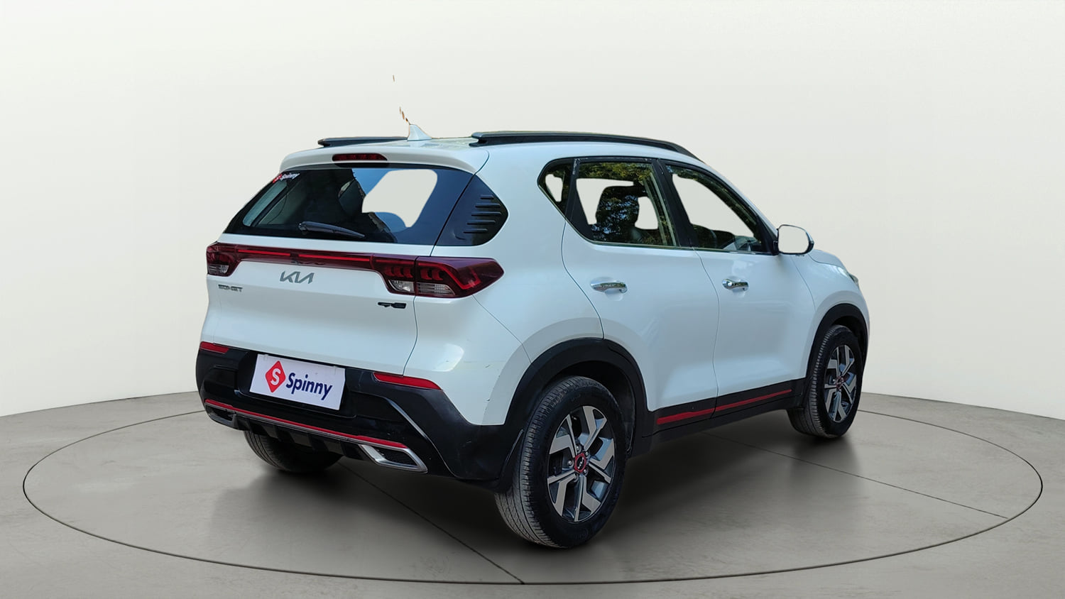 Used 2021 Kia Sonet GTX Plus 1.5 AT Diesel Automatic exterior RIGHT REAR CORNER VIEW