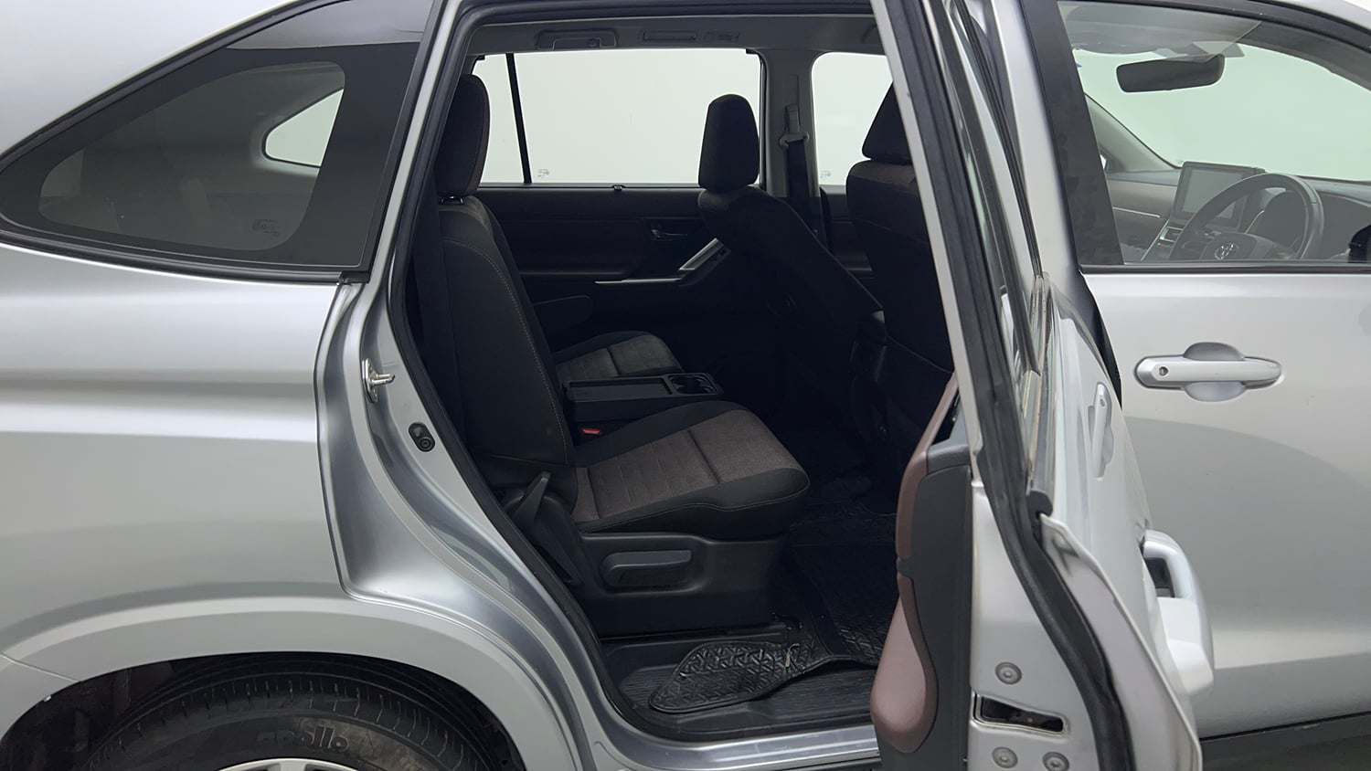 Used 2023 Toyota Innova Hycross VX Hybrid 7 STR Hybrid Automatic interior RIGHT SIDE REAR DOOR CABIN VIEW