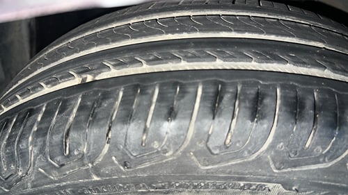Used 2016 Honda City VX Petrol Manual tyres LEFT FRONT TYRE TREAD VIEW