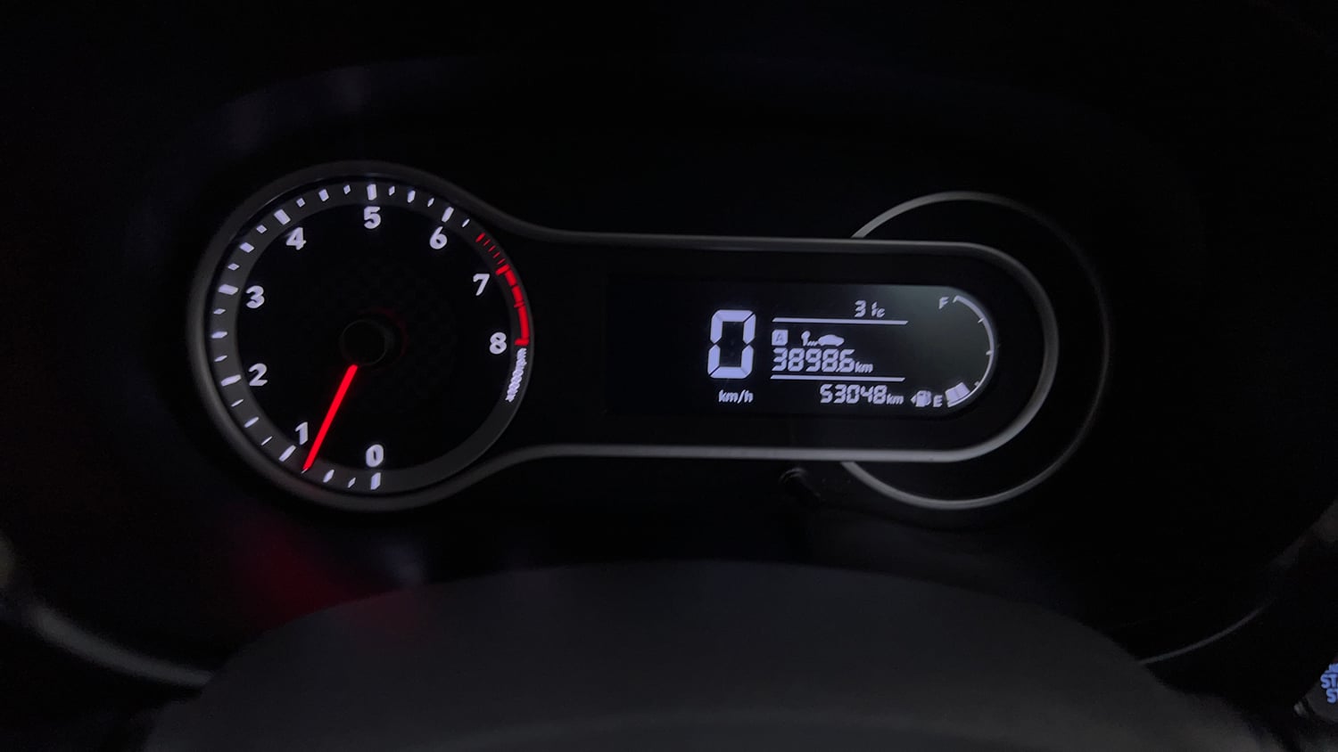 Used 2020 Hyundai Aura SX 1.2 (O) Petrol Petrol Manual interior CLUSTERMETER VIEW