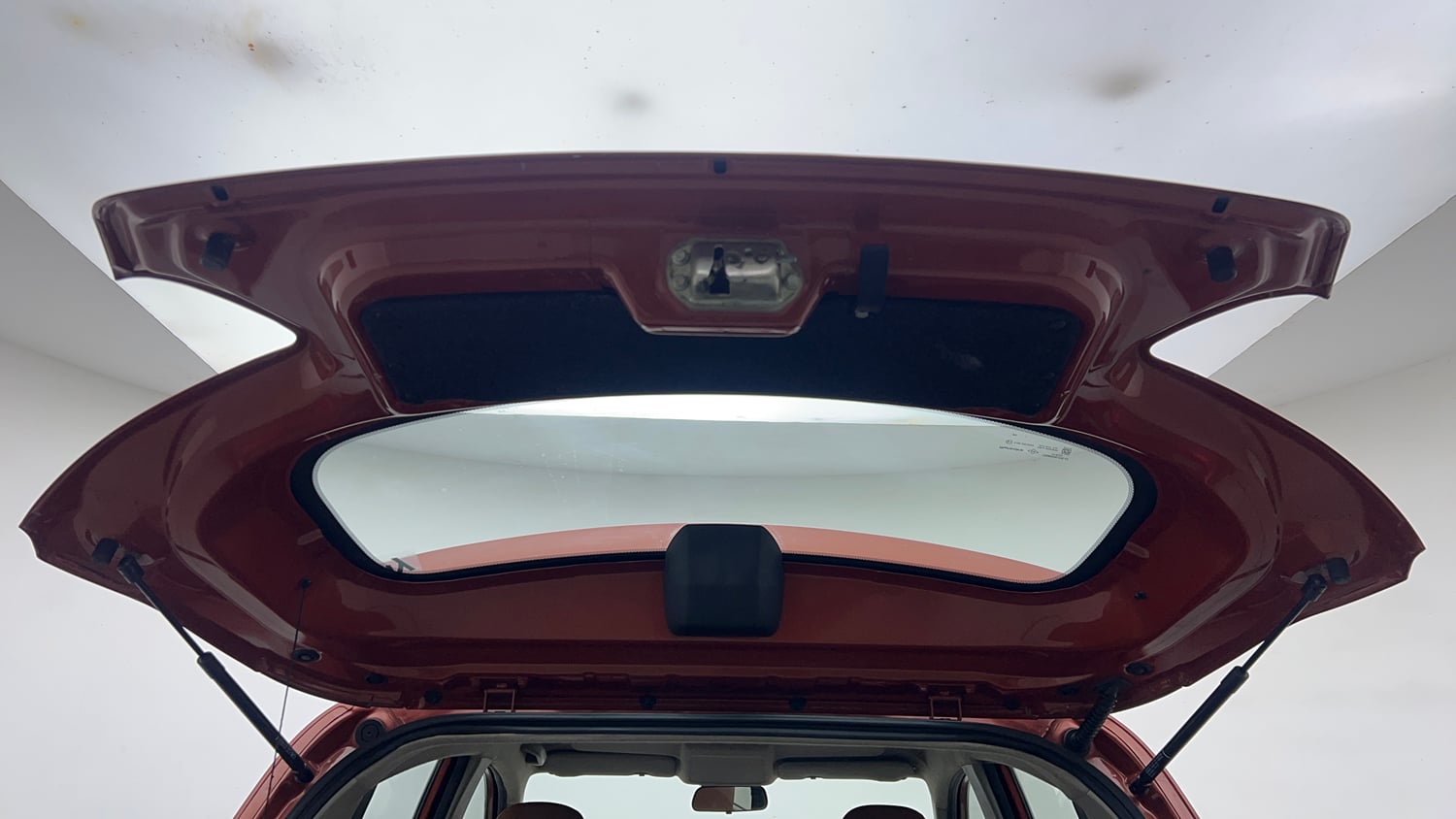 Used 2017 Mahindra KUV100 K4 6 STR Petrol Manual interior DICKY DOOR OPEN VIEW