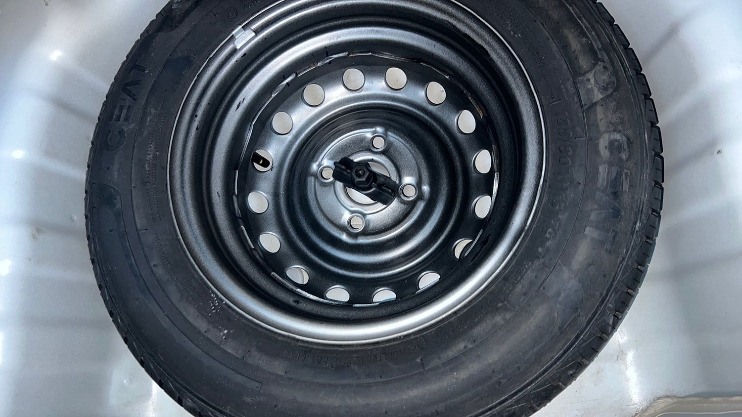 Used 2020 Hyundai Santro Magna Petrol Manual tyres SPARE TYRE VIEW