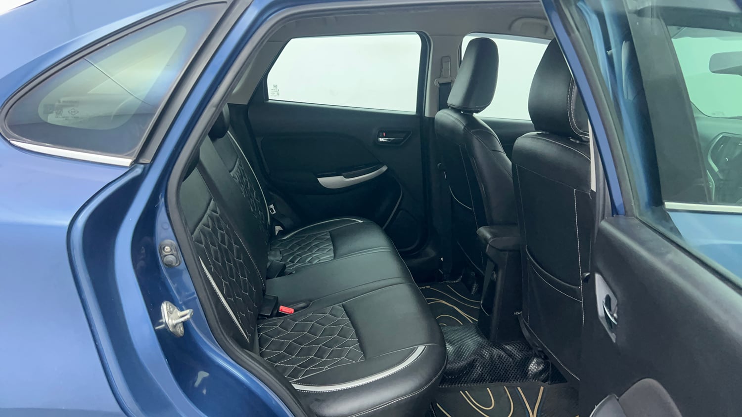 Used 2016 Maruti Suzuki Baleno Zeta 1.2 Petrol Manual interior RIGHT SIDE REAR DOOR CABIN VIEW