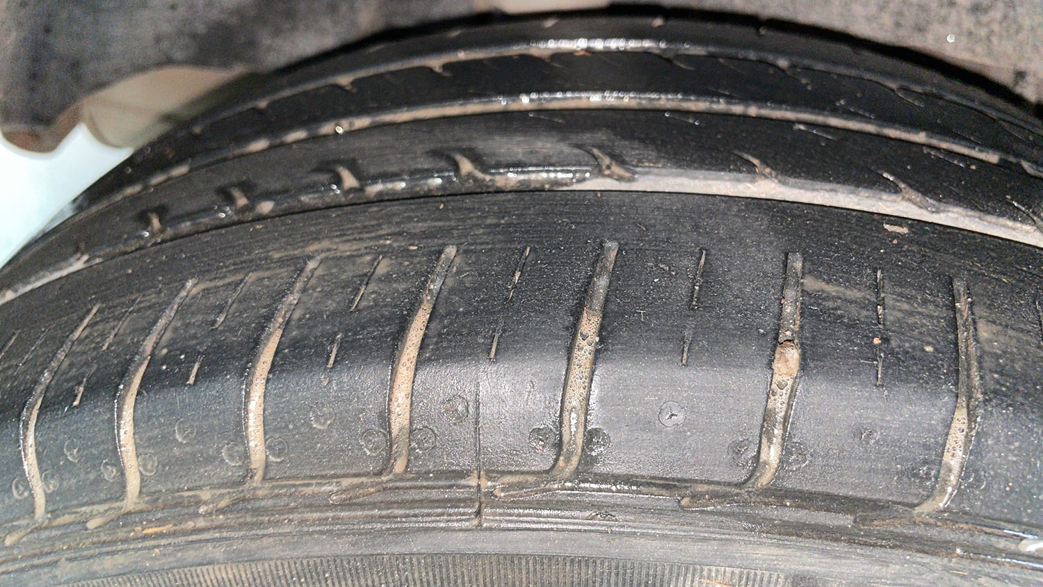 Used 2021 Ford Freestyle Titanium 1.2 Ti-VCT Petrol Manual tyres RIGHT REAR TYRE TREAD VIEW
