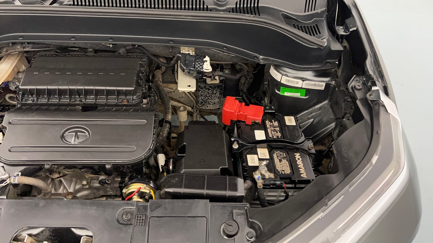 Used 2022 Tata Punch Creative Dual Tone Petrol Manual engine ENGINE LEFT SIDE VIEW