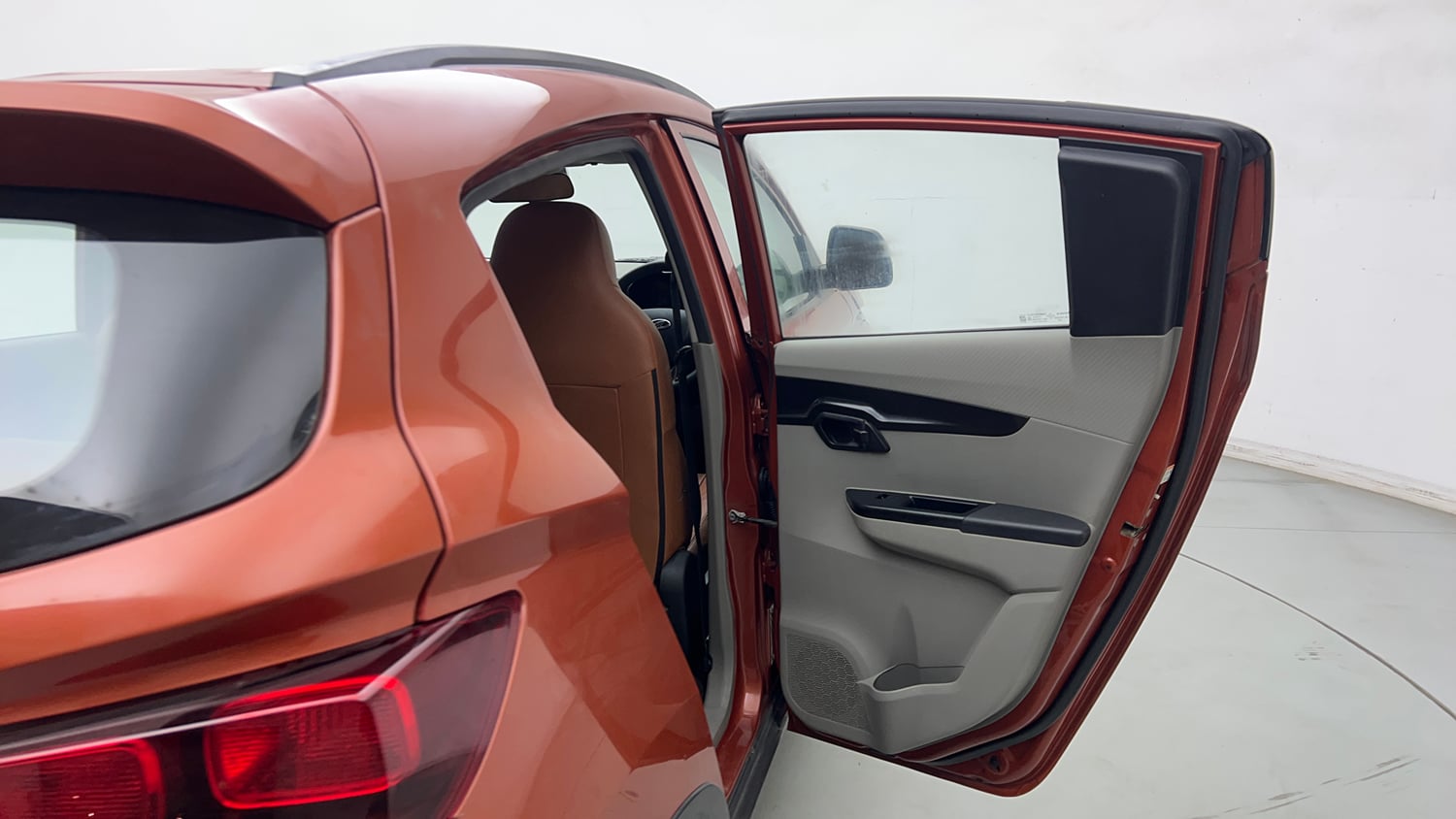 Used 2017 Mahindra KUV100 K4 6 STR Petrol Manual interior RIGHT REAR DOOR OPEN VIEW