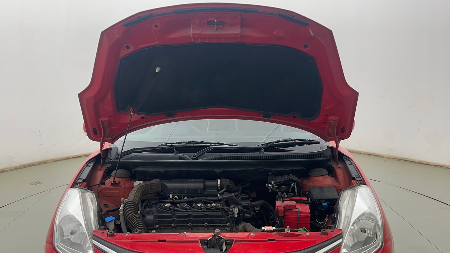 Used 2018 Maruti Suzuki Baleno Delta 1.2 Petrol Manual engine ENGINE & BONNET OPEN FRONT VIEW