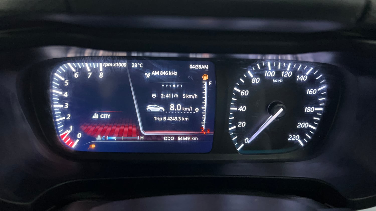 Used 2020 Tata Altroz XZ Petrol Petrol Manual interior CLUSTERMETER VIEW