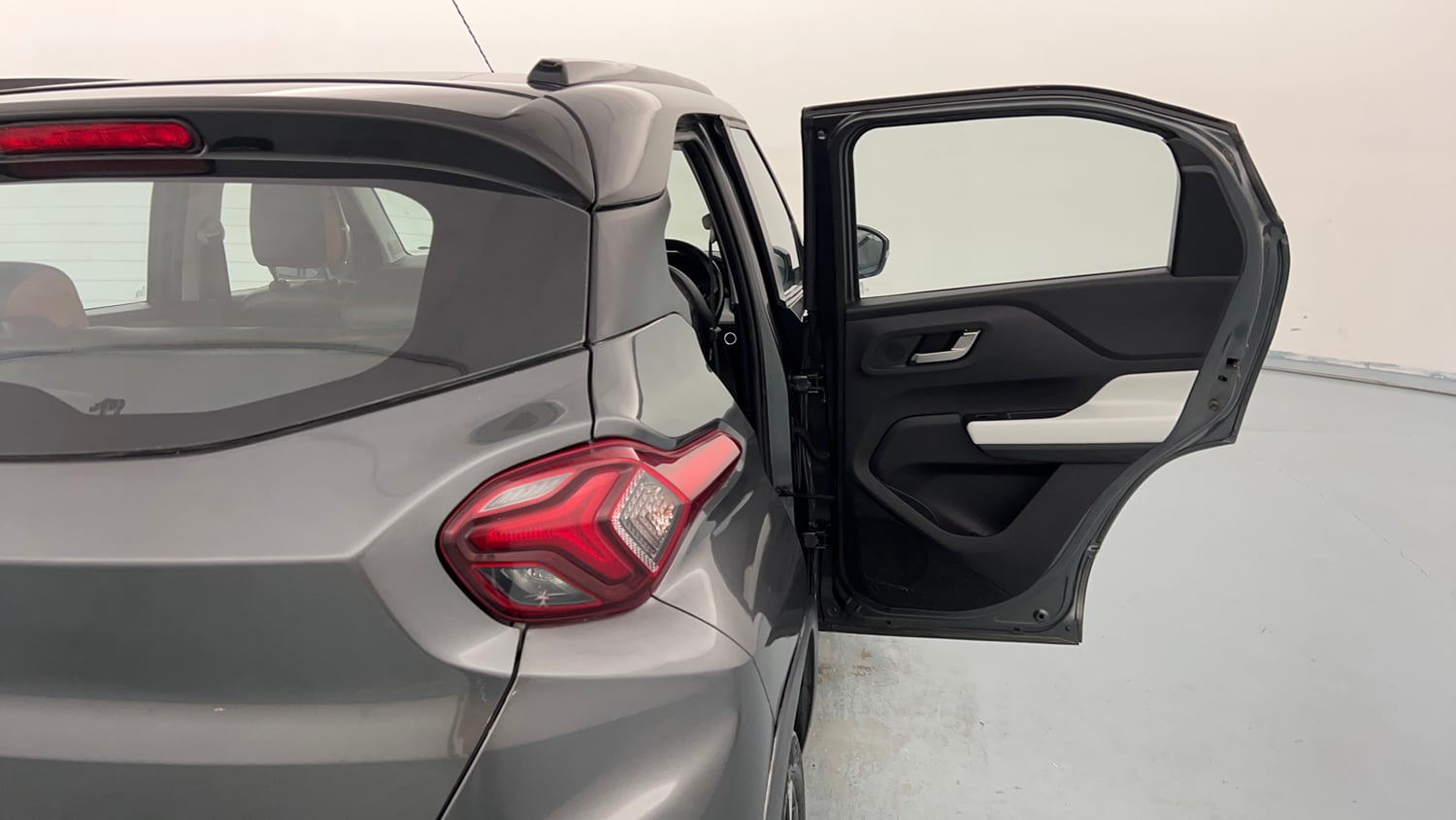 Used 2022 Tata Punch Creative Dual Tone Petrol Manual interior RIGHT REAR DOOR OPEN VIEW