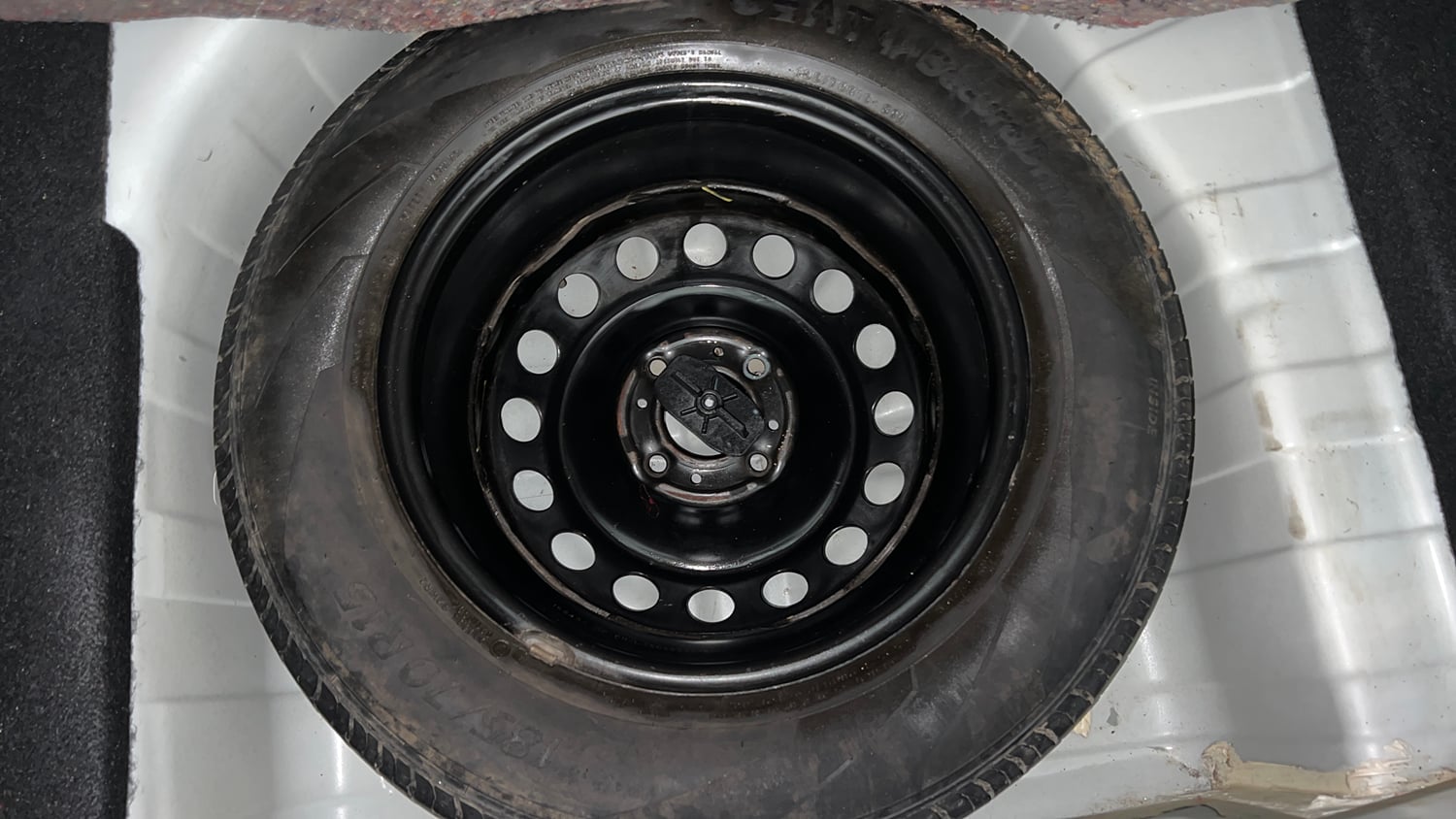 Used 2024 Tata Punch Pure MT Petrol Manual tyres SPARE TYRE VIEW