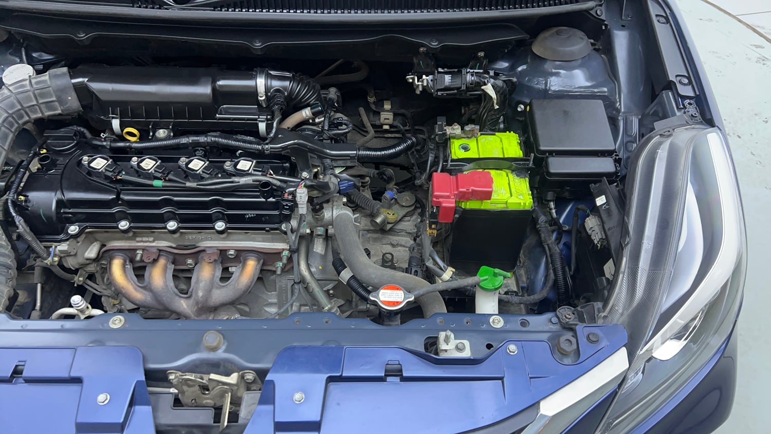 Used 2021 Maruti Suzuki Baleno Zeta Petrol Manual engine ENGINE LEFT SIDE VIEW