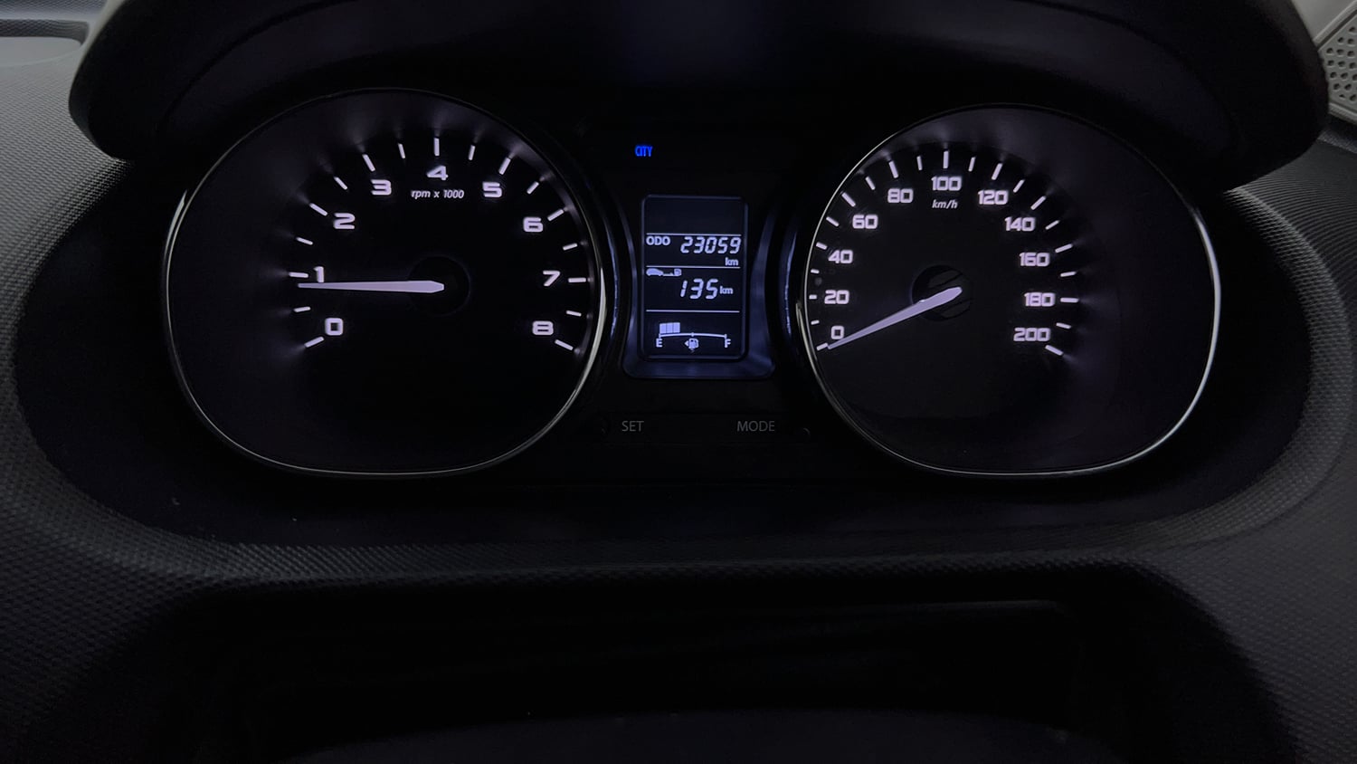 Used 2019 Tata Tiago Revotron XZ Plus Petrol Manual interior CLUSTERMETER VIEW