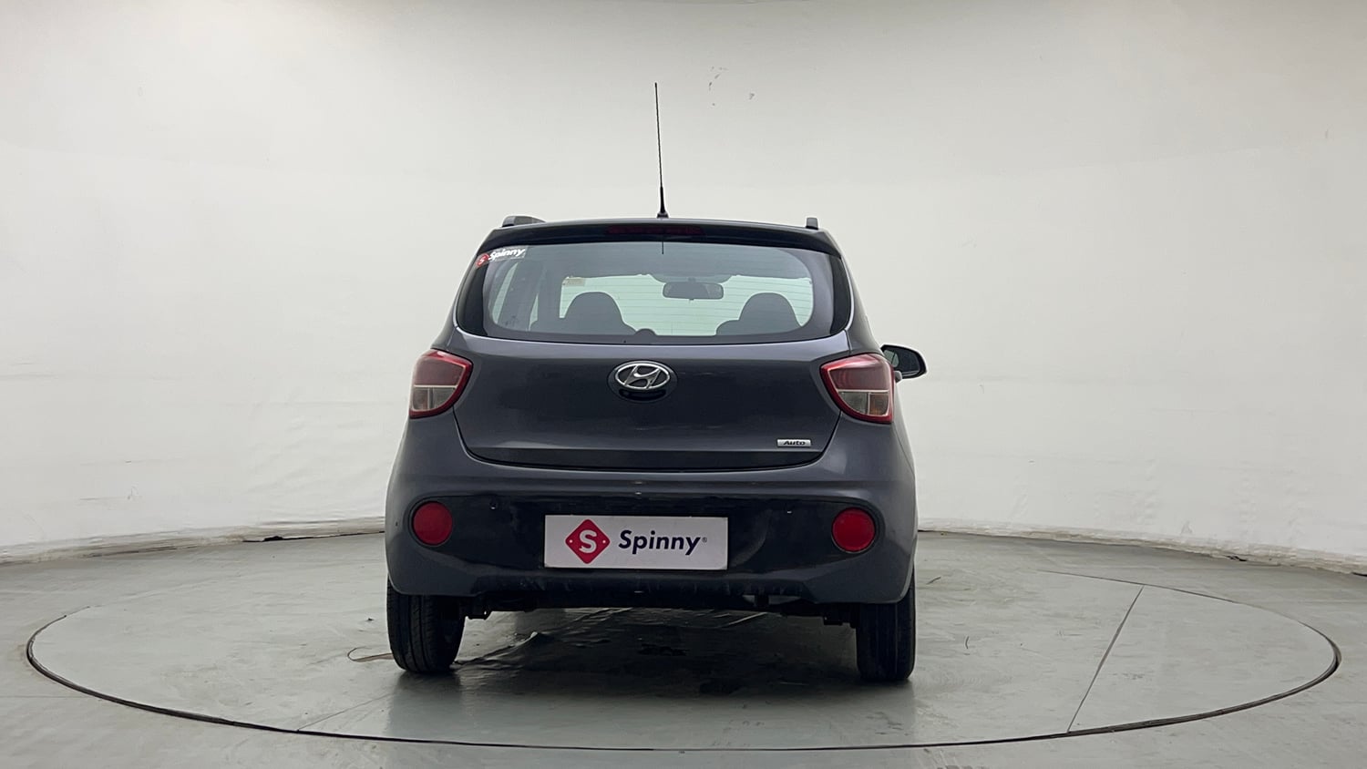 Used 2017 Hyundai Grand i10 Sportz (O) AT 1.2 Kappa VTVT Petrol Automatic exterior BACK VIEW