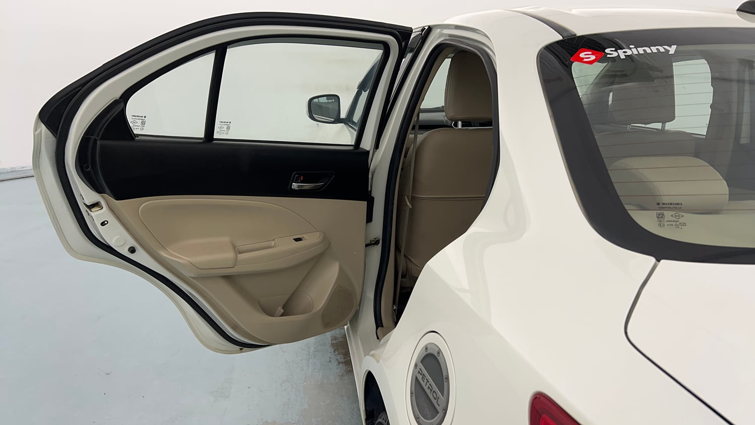 Used 2020 Maruti Suzuki Dzire ZXi Petrol Manual interior LEFT REAR DOOR OPEN VIEW