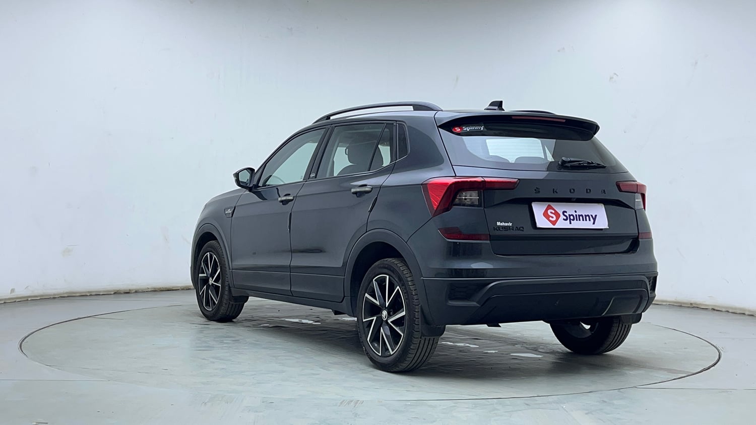 Used 2025 Skoda Kushaq Monte Carlo 1.0L TSI AT Petrol Automatic exterior LEFT REAR CORNER VIEW