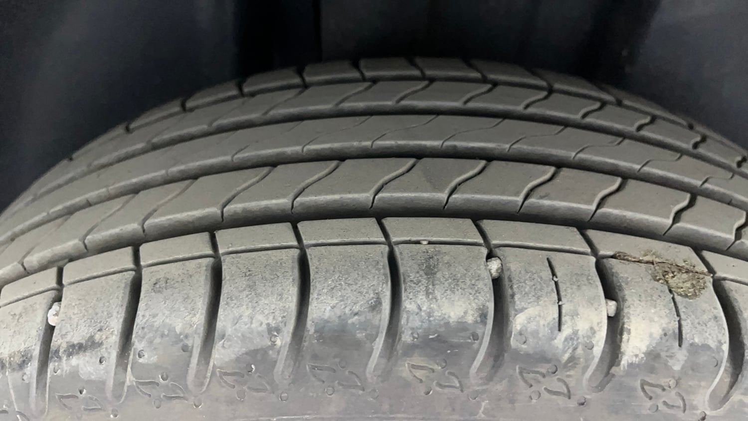 Used 2025 Skoda Kushaq Monte Carlo 1.0L TSI AT Petrol Automatic tyres RIGHT REAR TYRE TREAD VIEW