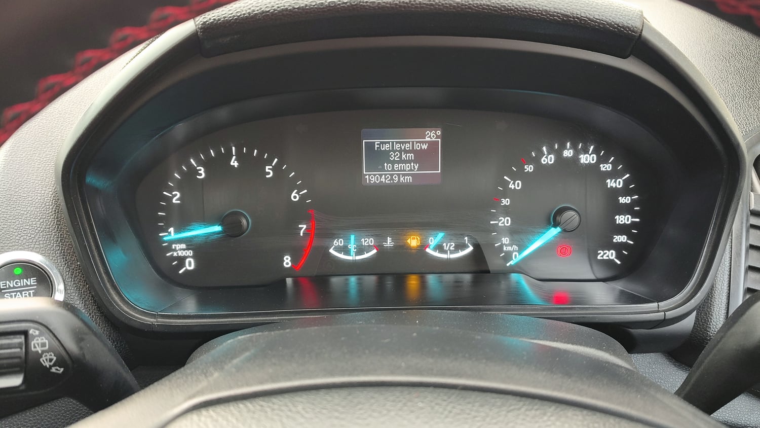 Used 2018 Ford EcoSport Titanium 1.5L Ti-VCT Petrol Manual interior CLUSTERMETER VIEW