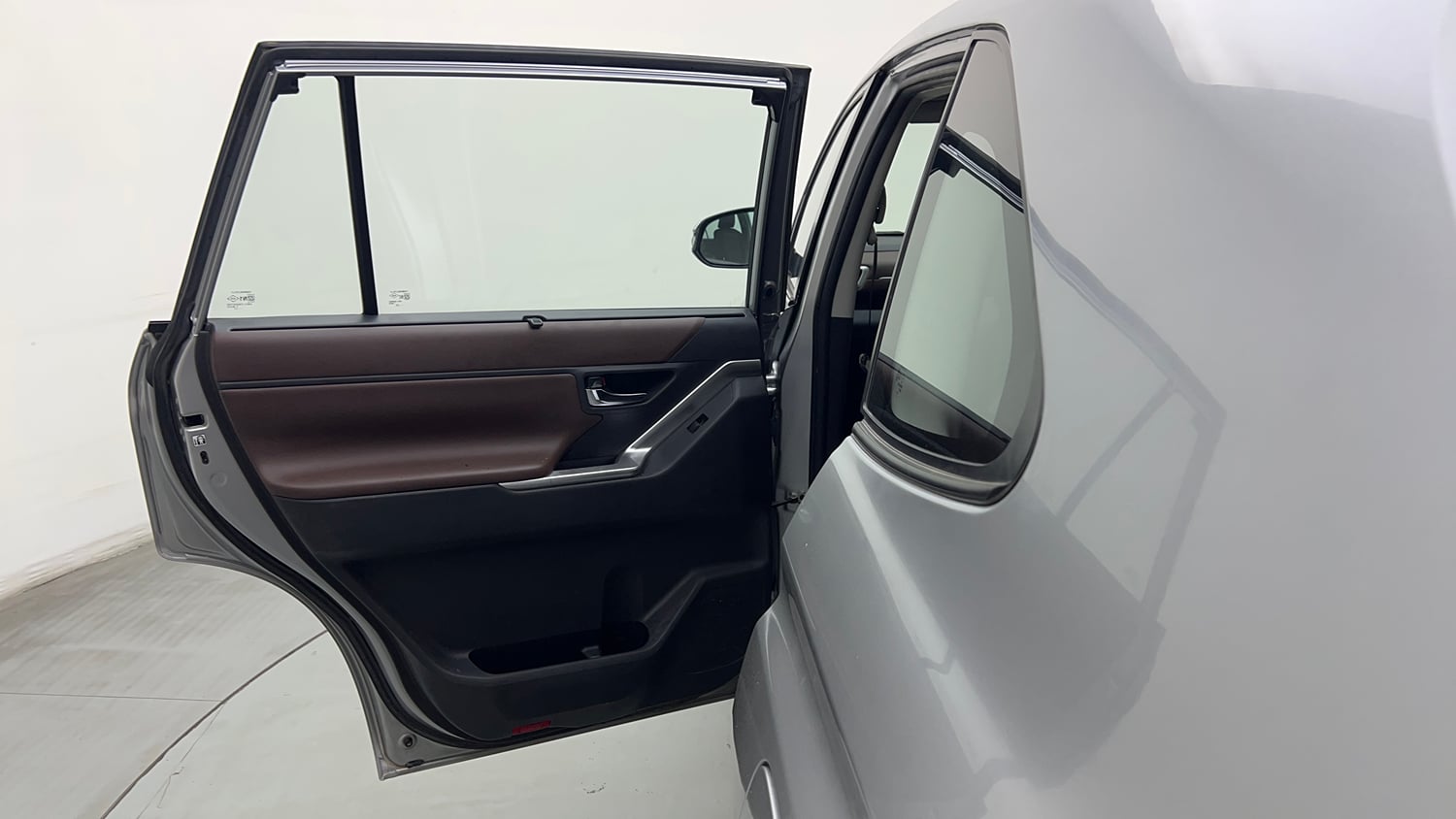 Used 2023 Toyota Innova Hycross VX Hybrid 7 STR Hybrid Automatic interior LEFT REAR DOOR OPEN VIEW