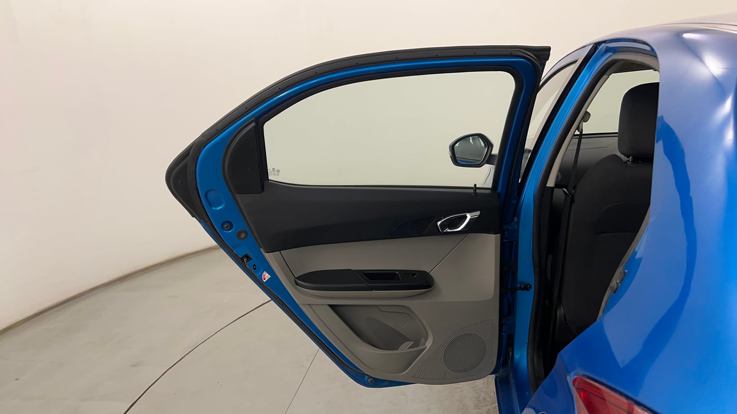 Used 2019 Tata Tiago Revotron XZ Plus Petrol Manual interior LEFT REAR DOOR OPEN VIEW