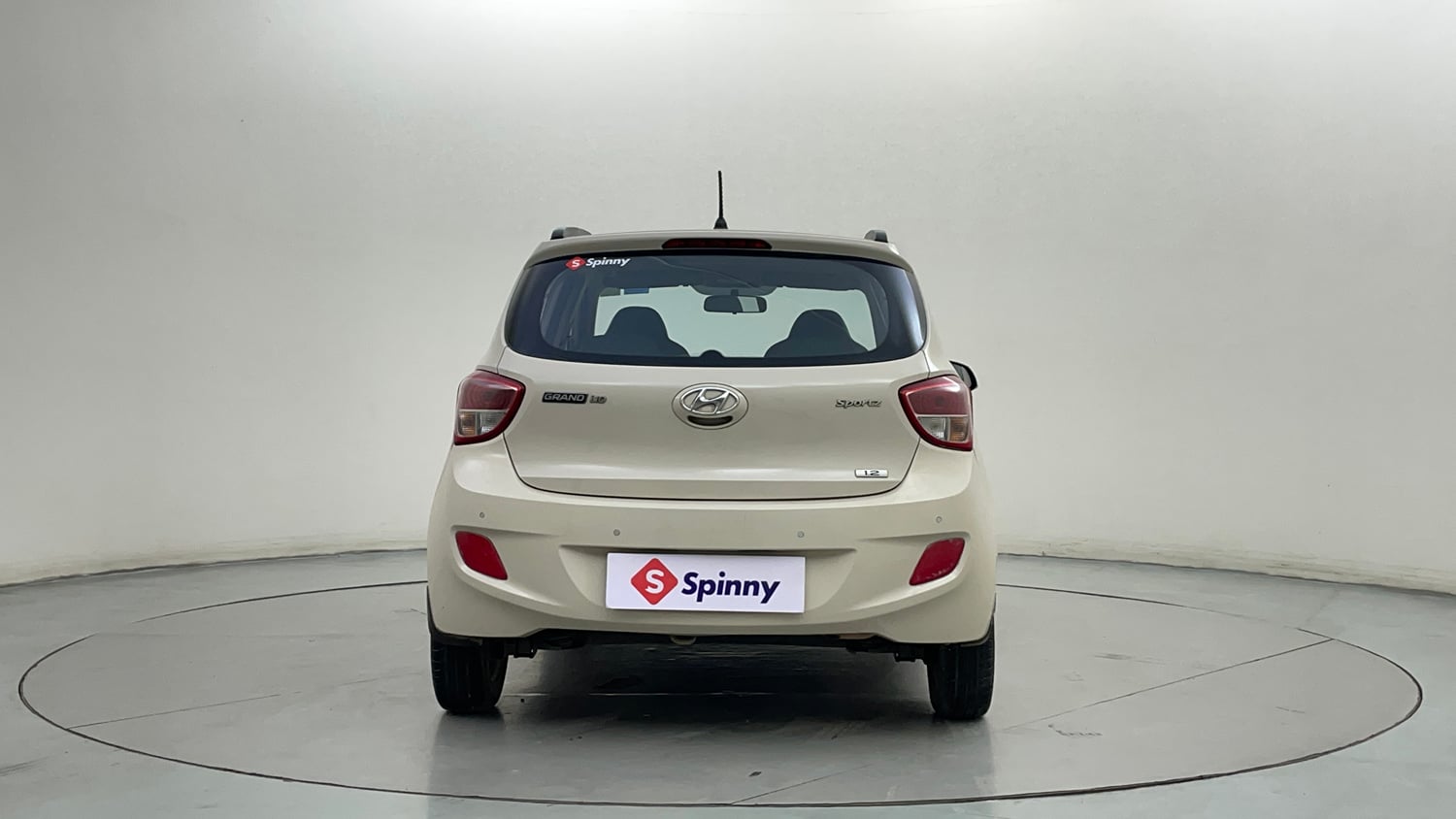 Used 2013 Hyundai Grand i10 Sportz 1.2 Kappa VTVT Petrol Manual exterior BACK VIEW