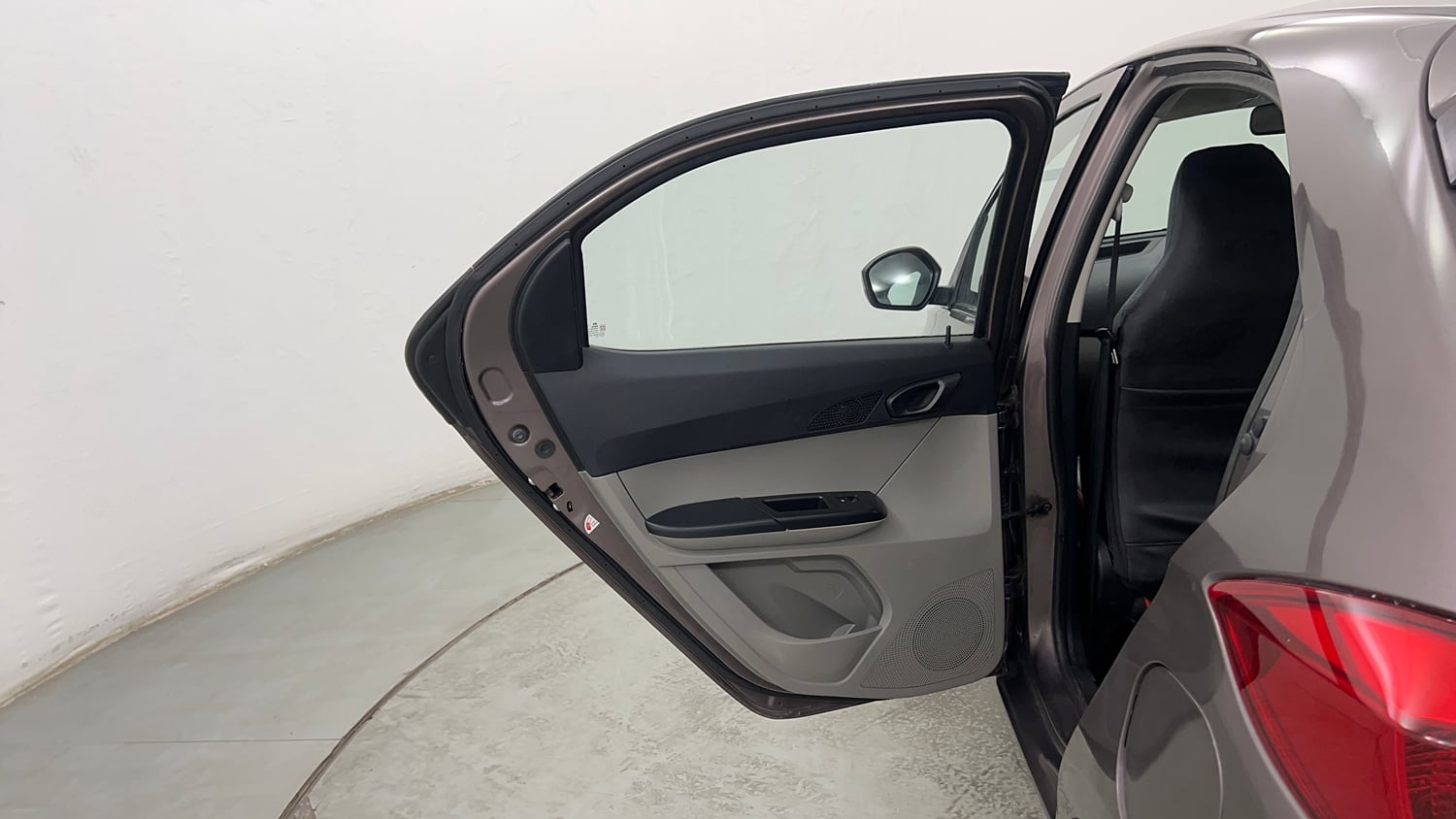 Used 2017 Tata Tiago Revotron XT Petrol Manual interior LEFT REAR DOOR OPEN VIEW
