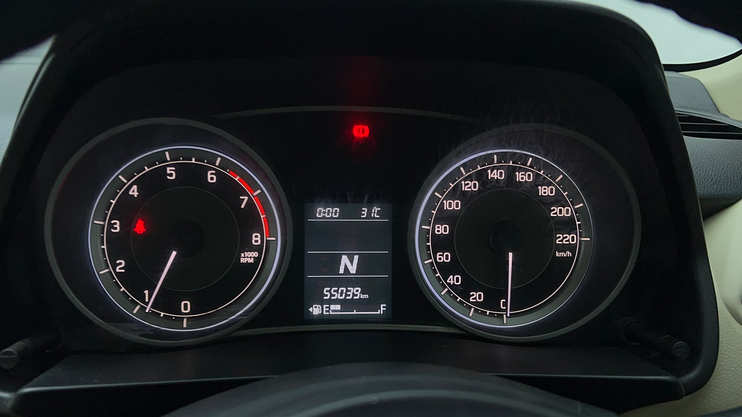 Used 2017 Maruti Suzuki Dzire VXi AMT Petrol Automatic interior CLUSTERMETER VIEW