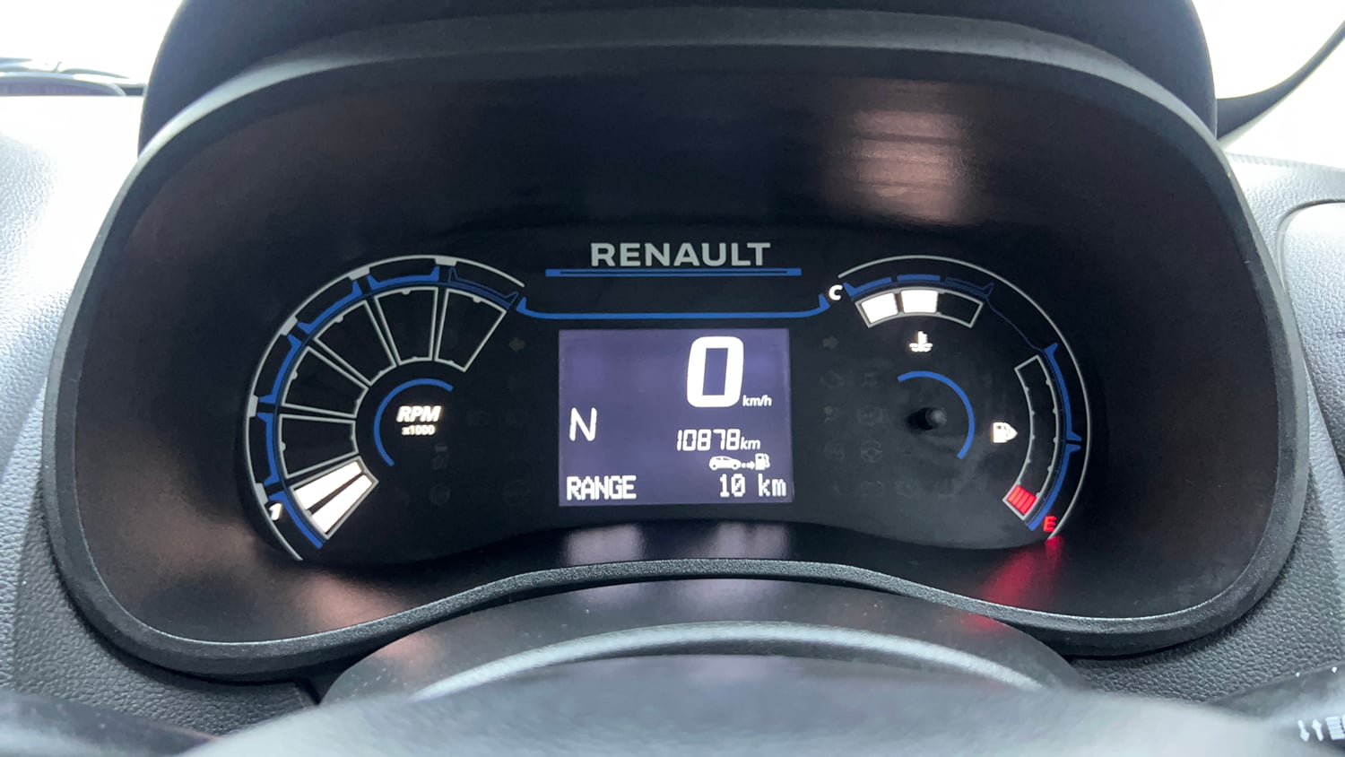 Used 2024 Renault Kwid CLIMBER AMT Petrol Automatic interior CLUSTERMETER VIEW