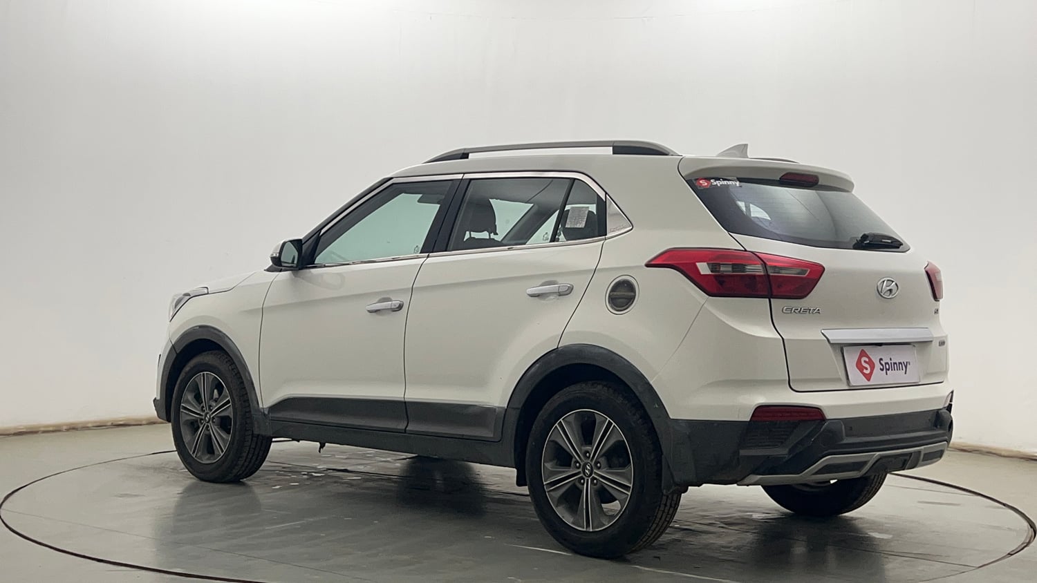 Used 2017 Hyundai Creta SX Plus 1.6 AT Petrol Petrol Automatic exterior LEFT REAR CORNER VIEW