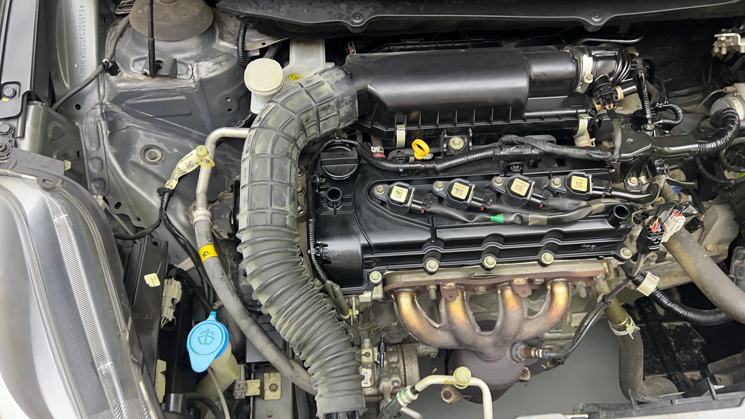 Used 2019 Maruti Suzuki Baleno Delta Petrol Manual engine ENGINE RIGHT SIDE VIEW