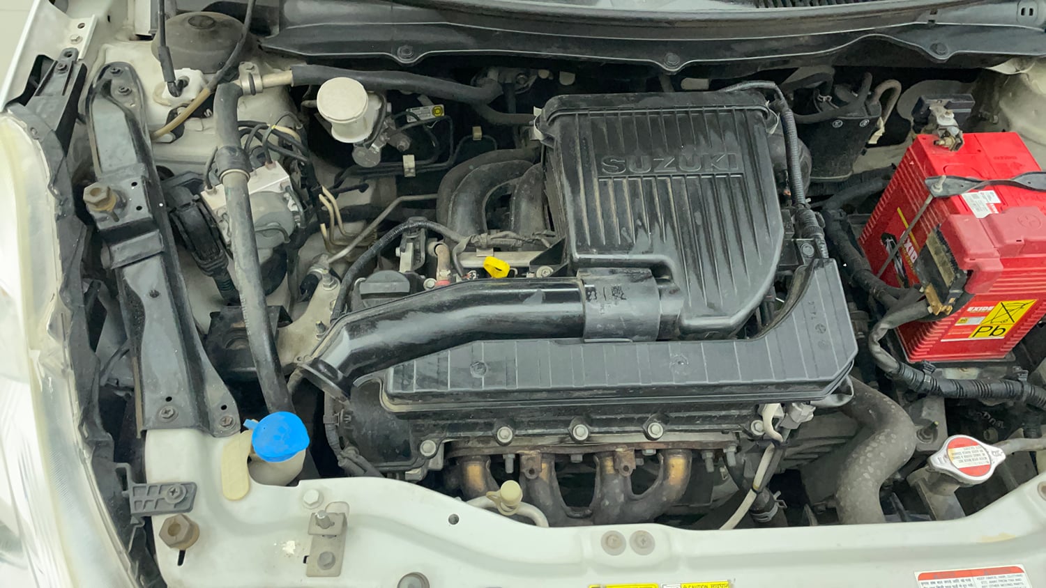 Used 2017 Maruti Suzuki Swift VXI (O) Petrol Manual engine ENGINE RIGHT SIDE VIEW