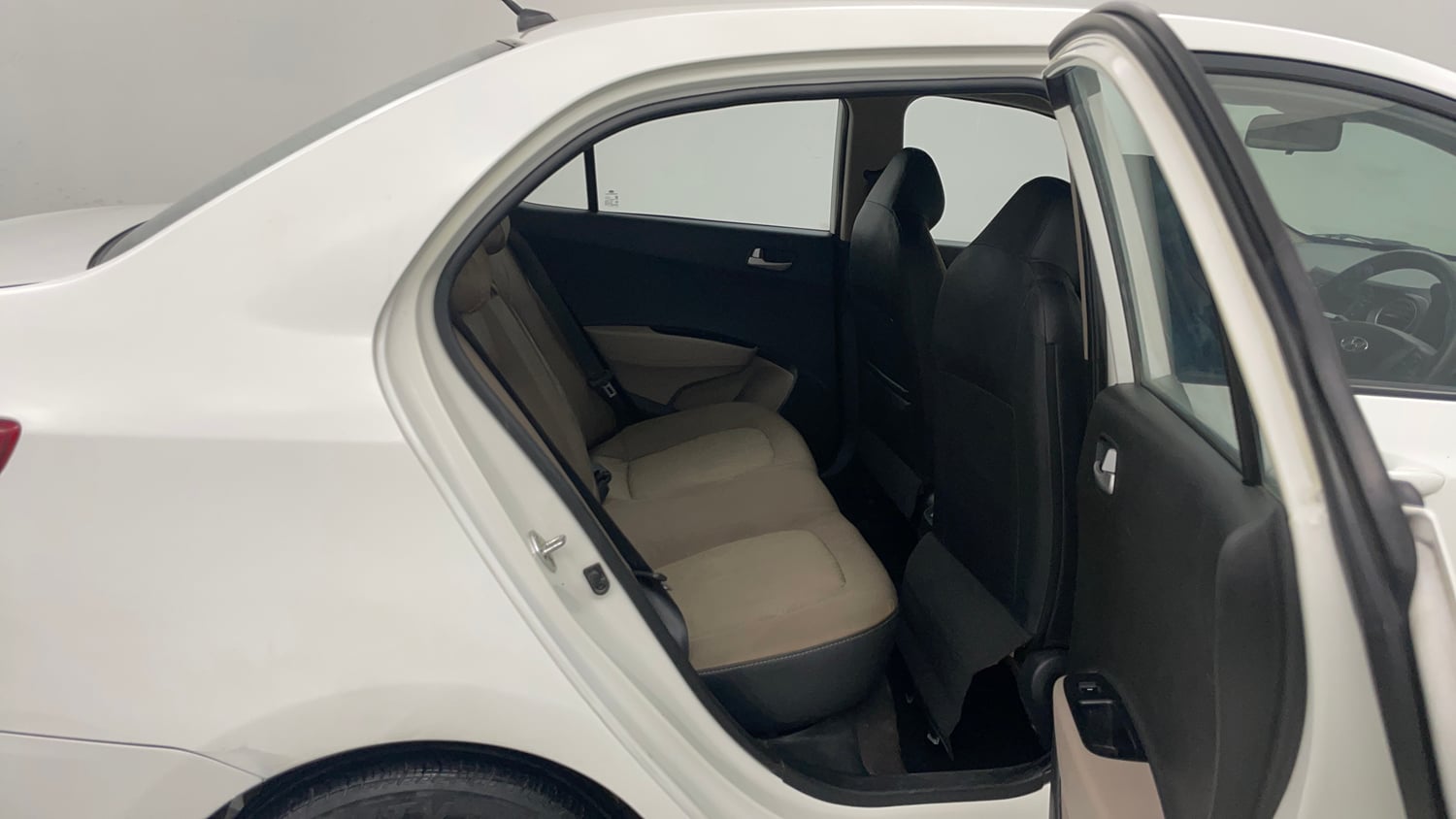 Used 2014 Hyundai Xcent S 1.2 (O) Petrol Manual interior RIGHT SIDE REAR DOOR CABIN VIEW