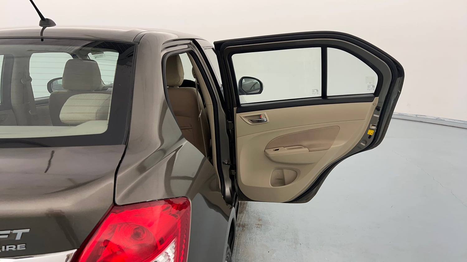 Used 2016 Maruti Suzuki Swift Dzire ZXI Petrol Manual interior RIGHT REAR DOOR OPEN VIEW