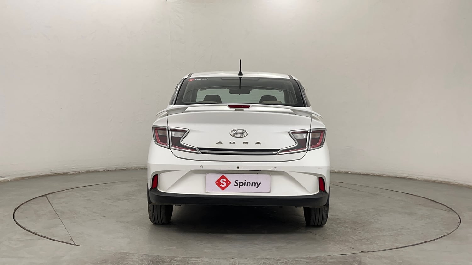 Used 2022 Hyundai Aura S 1.2 AMT Petrol Petrol Automatic exterior BACK VIEW