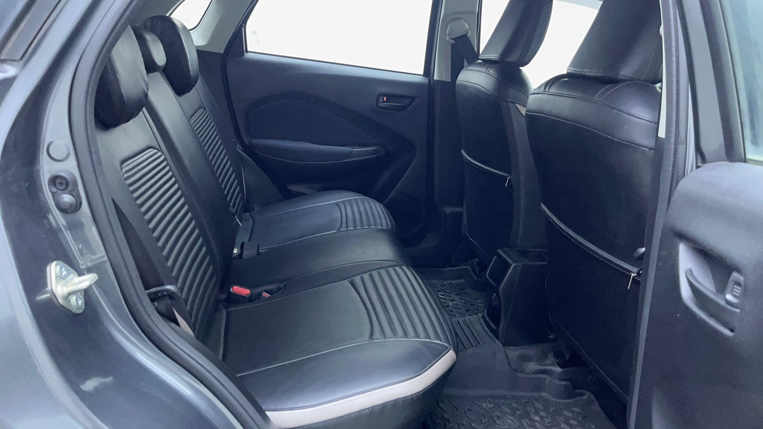 Used 2024 Maruti Suzuki Baleno Delta MT Petrol Manual interior RIGHT SIDE REAR DOOR CABIN VIEW