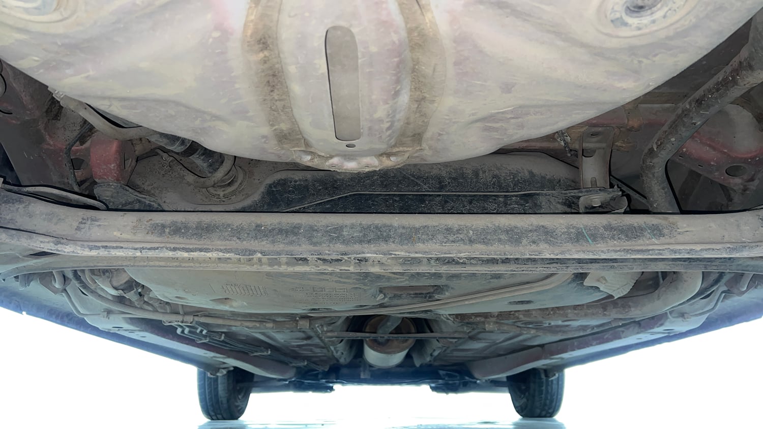Used 2018 Maruti Suzuki Swift VXi Petrol Manual extra REAR UNDERBODY VIEW (TAKEN FROM REAR)