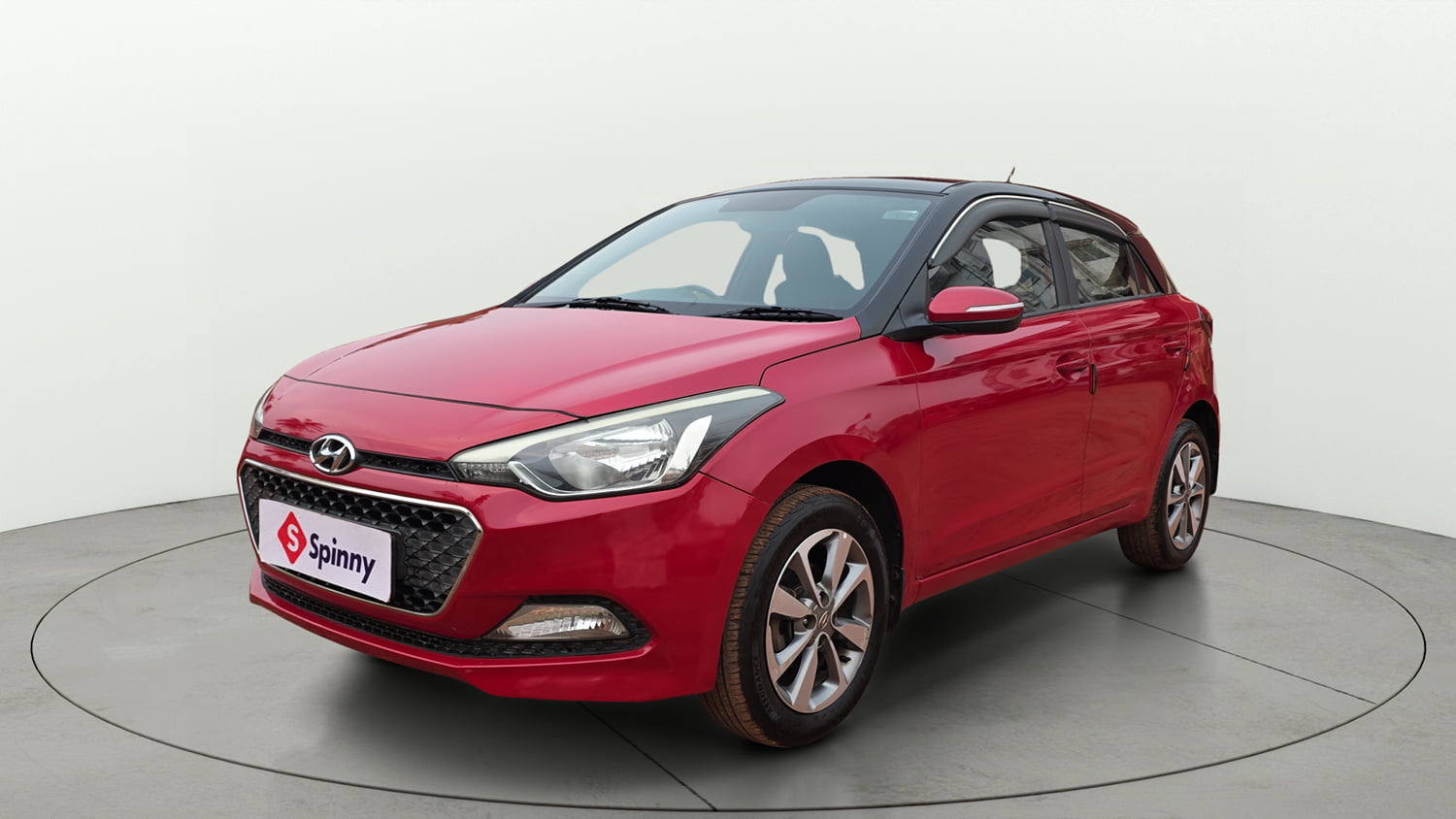 Used 2018 Hyundai Elite i20 Asta 1.2 Dual Tone Petrol Manual exterior LEFT FRONT CORNER VIEW